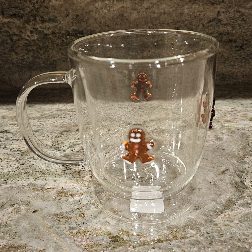 Brand New w/ Tag Gingerbread Holiday Mug (Safe for Hot Liquids)